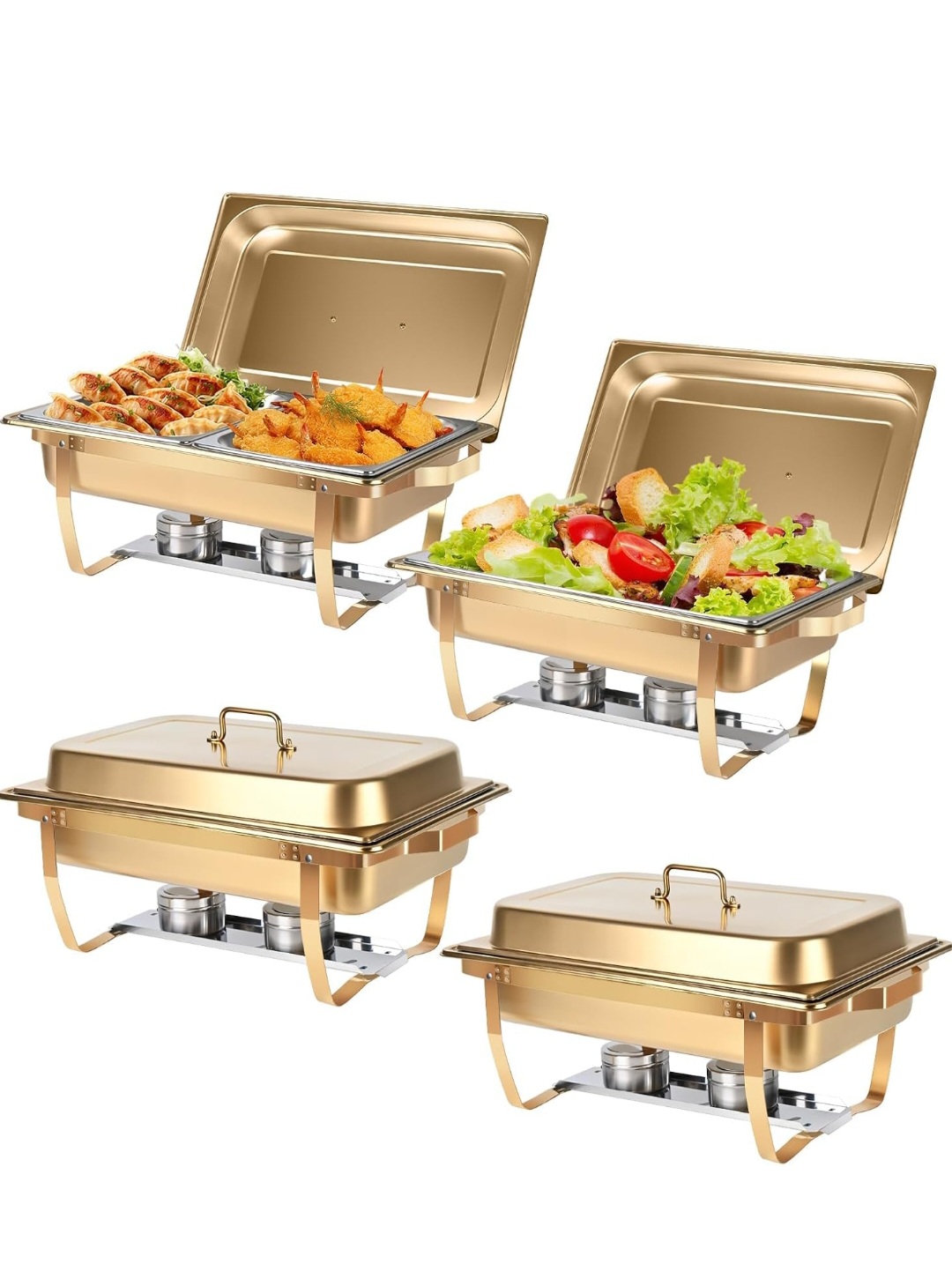 Chafing Dish Set Stainless Steel Buffet Servers available for rent