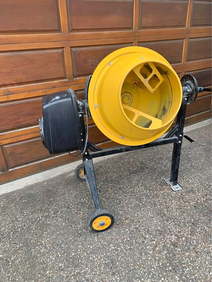 Electric Concrete Mixer 3.5 cu ft
